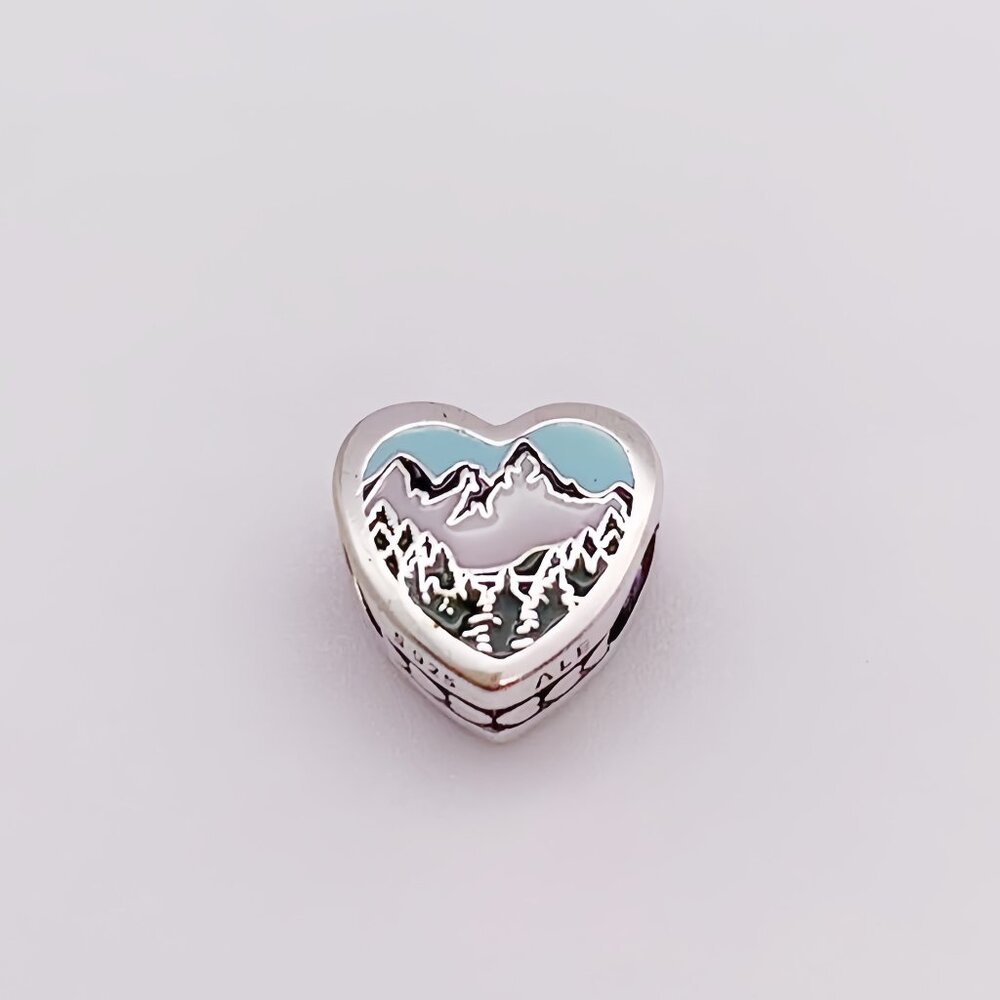 Oregon Heart Charm S925 Sterling silver